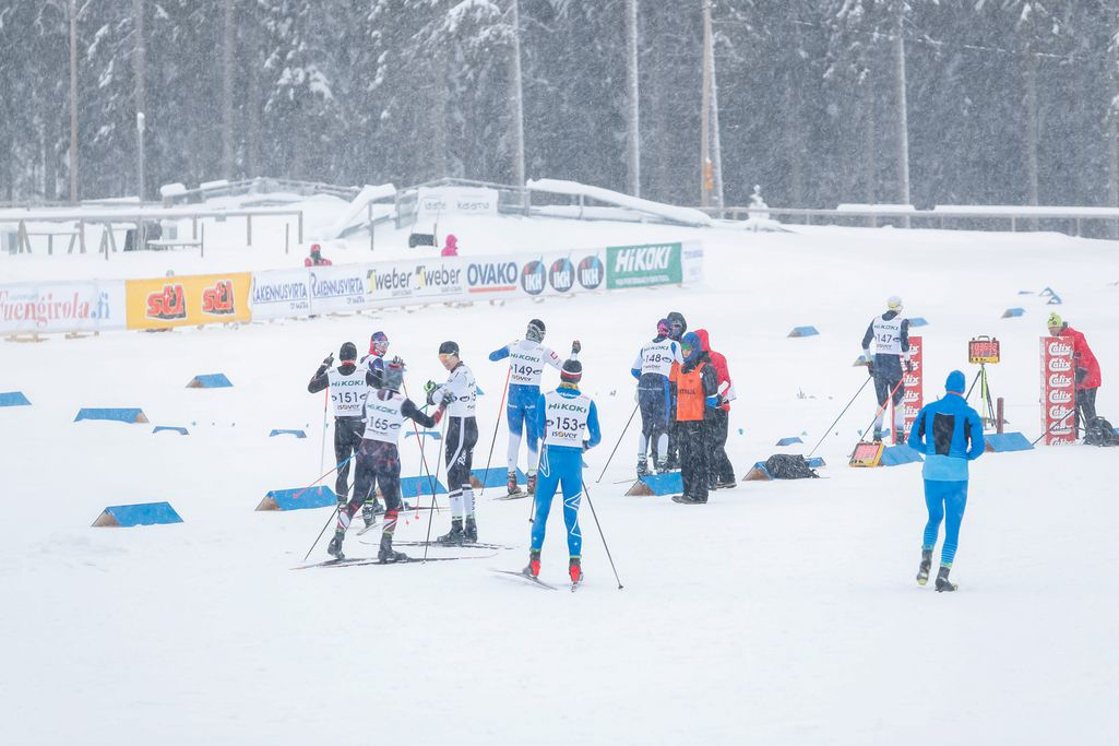 Kuvat: Hurjat sääolot piinaavat Imatran SM-hiihtoja - iso kasa huippuja jätti sunnuntain väliin talviurheilu Urheilu   