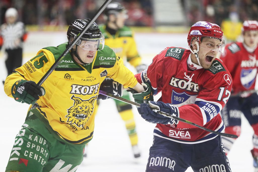 Loppuunmyyty Nordis kiehui jo kevään kiekkotunnelmaa: HIFK otti Ilvekseltä isot pinnat smliiga Urheilu   