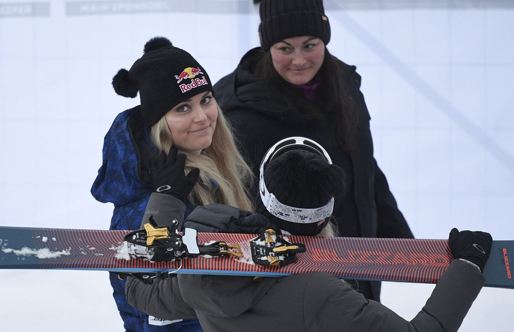 Lindsey Vonnin toive toteutuu - Ingemar Stenmark muutti aikataulujaan nähdäkseen amerikkalaisen uran viimeisen laskun talviurheilu Urheilu   